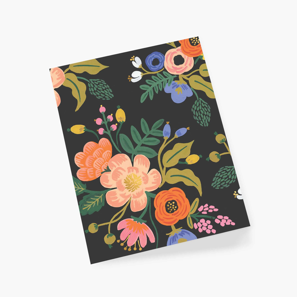 Rifle Paper Co. Lively Floral Black Card