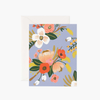 Rifle Paper Co. Lively Floral Periwinkle Card