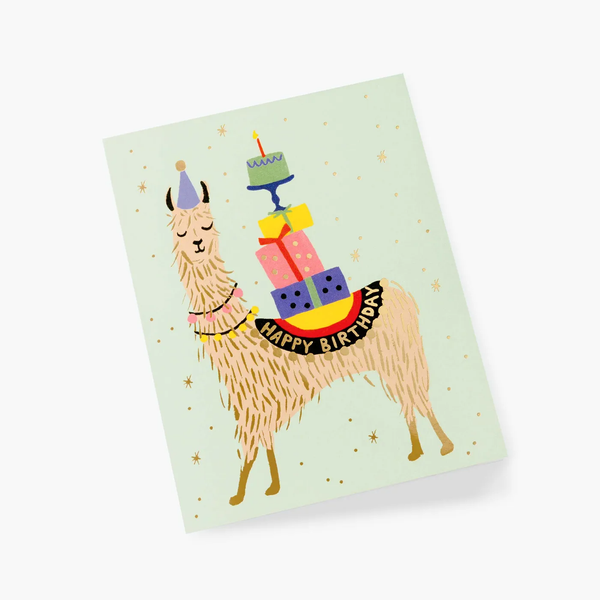 Rifle Paper Co. Llama Birthday Card
