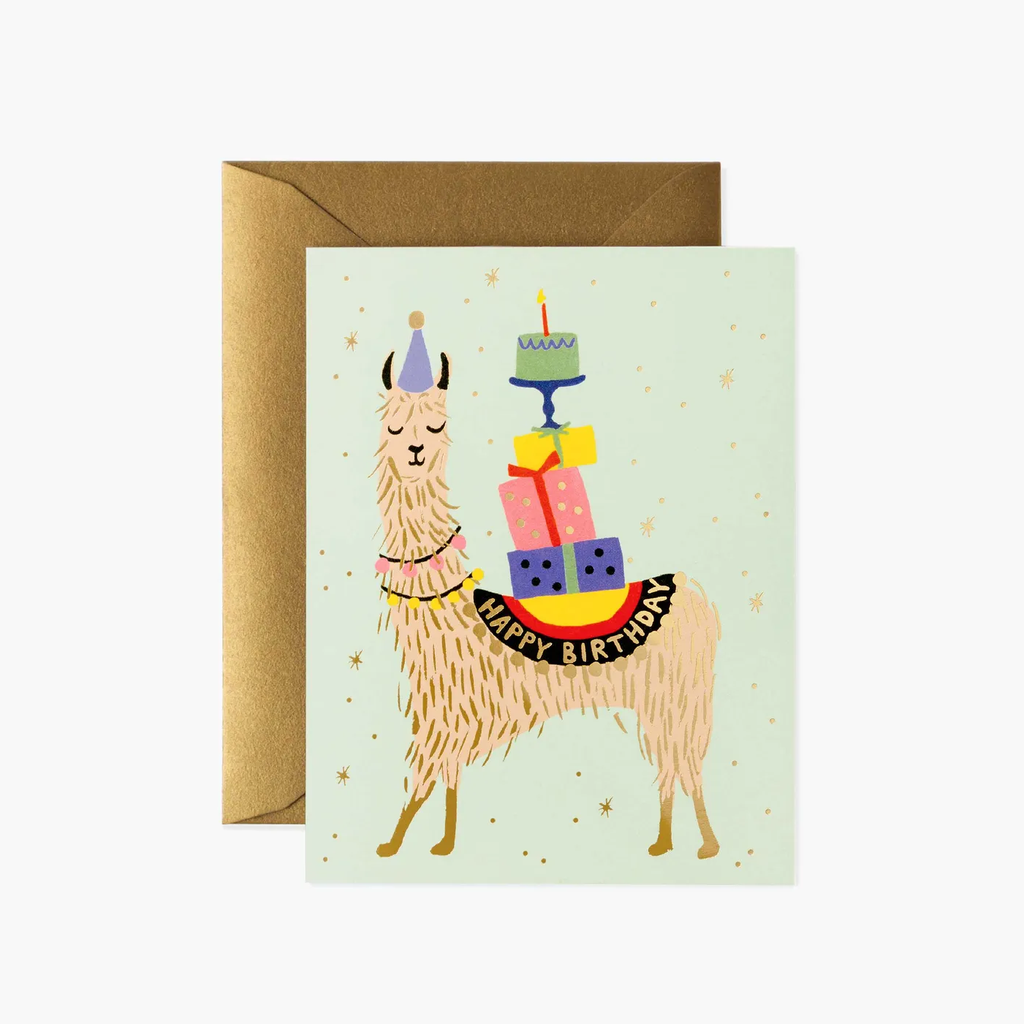 Rifle Paper Co. Llama Birthday Card