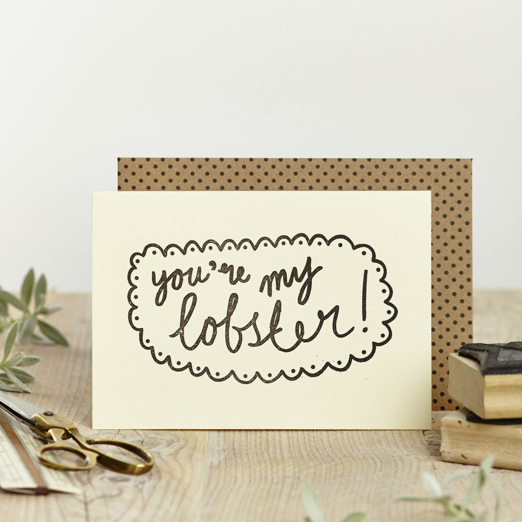 Katie Leamon You're My Lobster Card