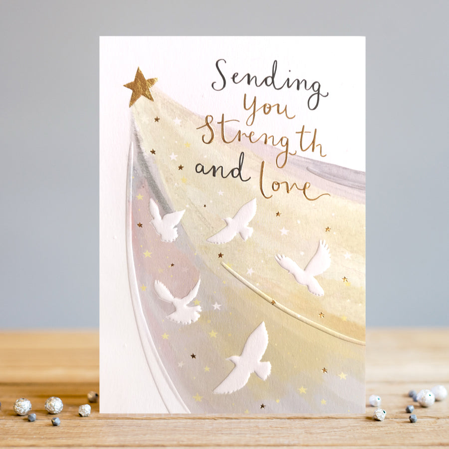 Louise Tiler Love and Strength Sympathy Card