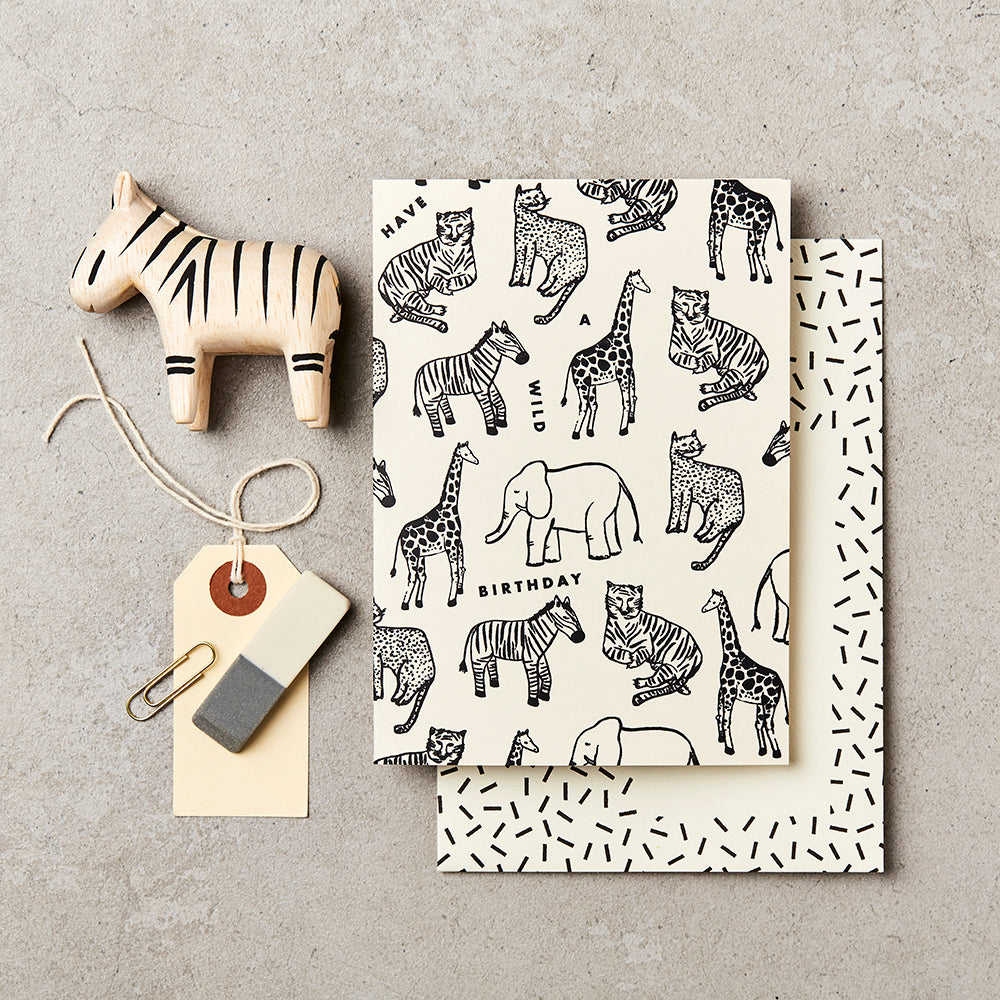 Katie Leamon Multi Animal Birthday Card