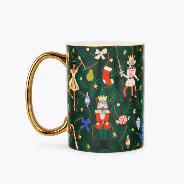 Rifle Paper Co. Porcelain Mug - Evergreen Nutcracker