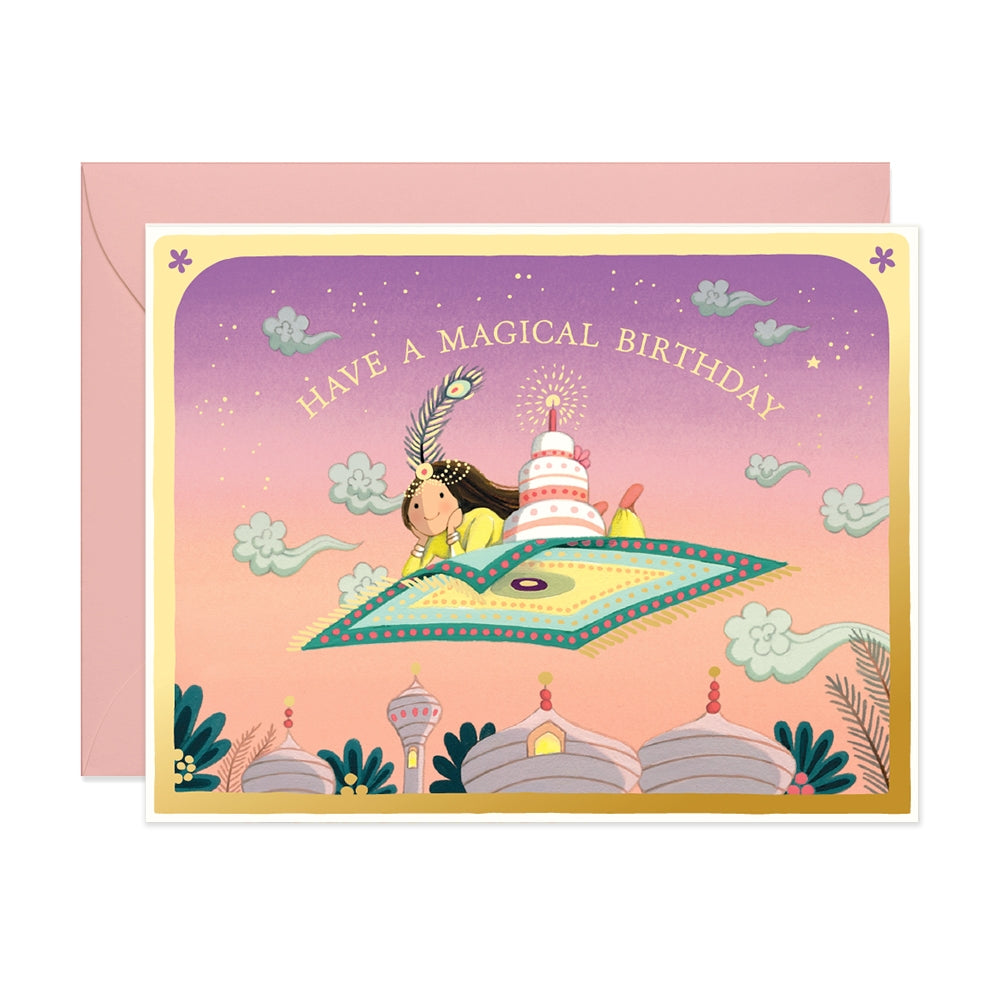 JooJoo Paper Magic Carpet Birthday Card