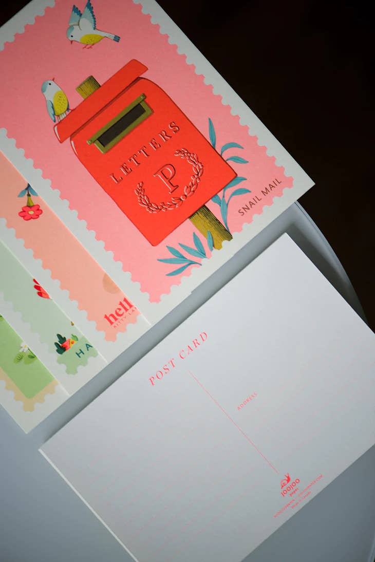 JooJoo Paper - Mailbox Birds Postcard