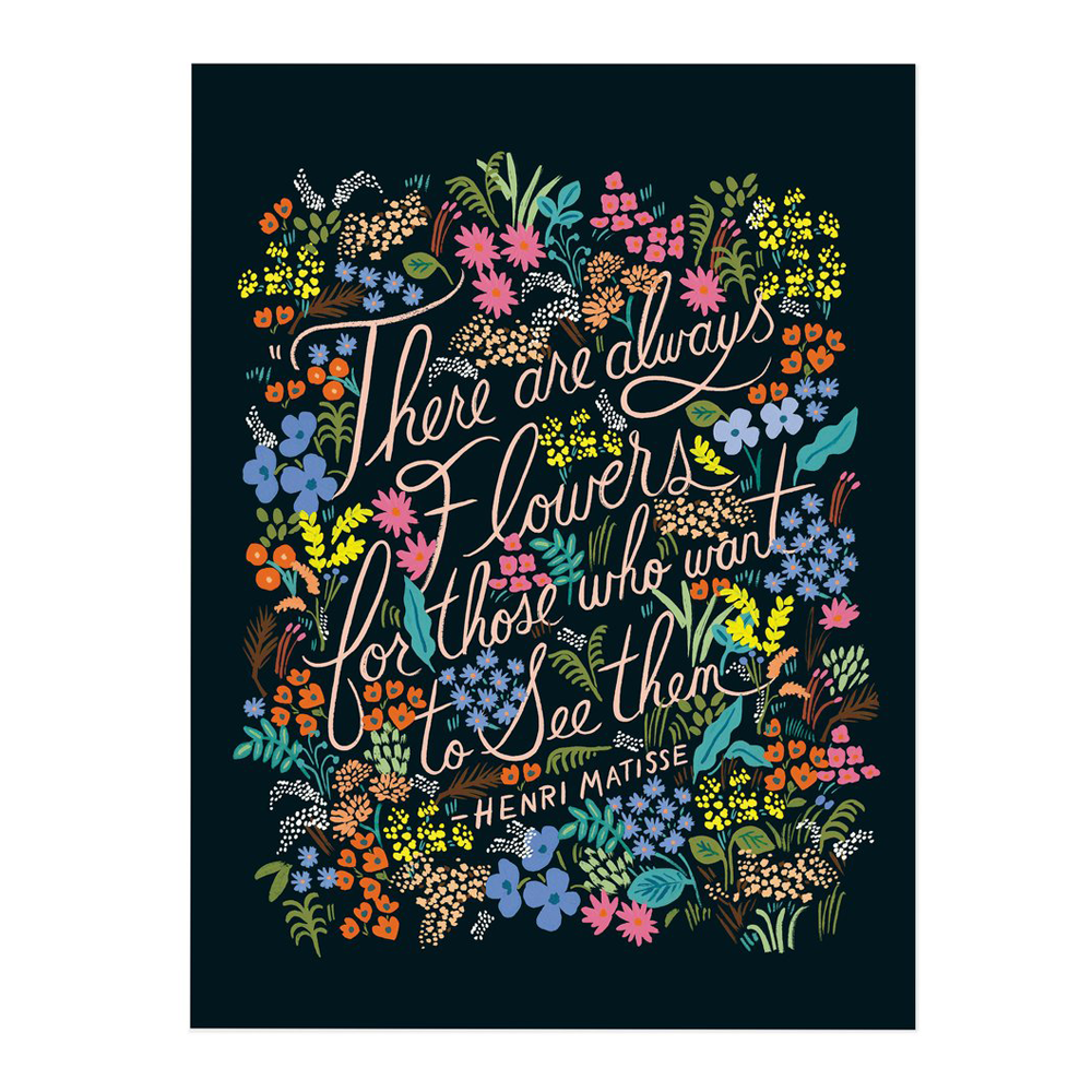 Rifle Paper Co. Matisse Quote Art Print