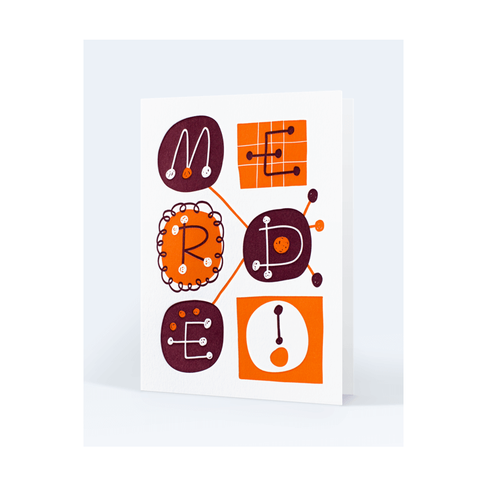 LETTERPRESS DE PARIS Merde! Card (Shit!)