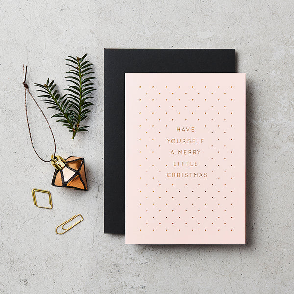 Katie Leamon Merry Little Christmas Card (DOTS)