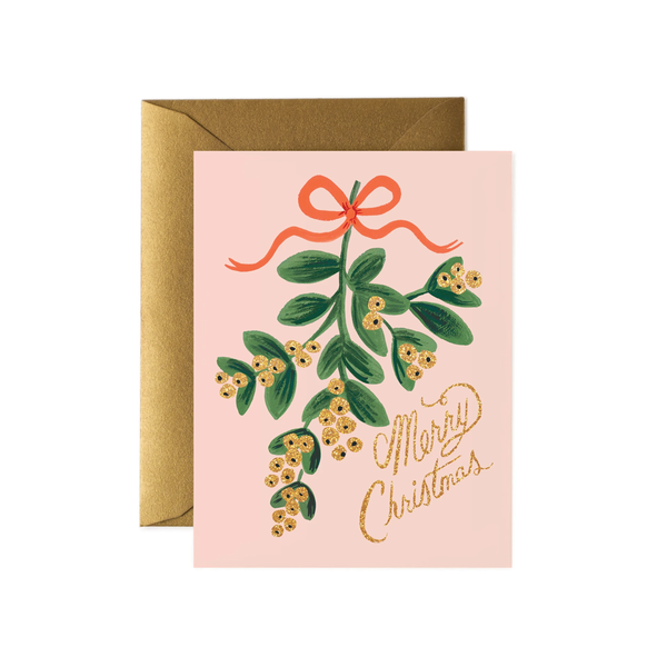 Rifle Paper Co. Mistletoe Christmas Card