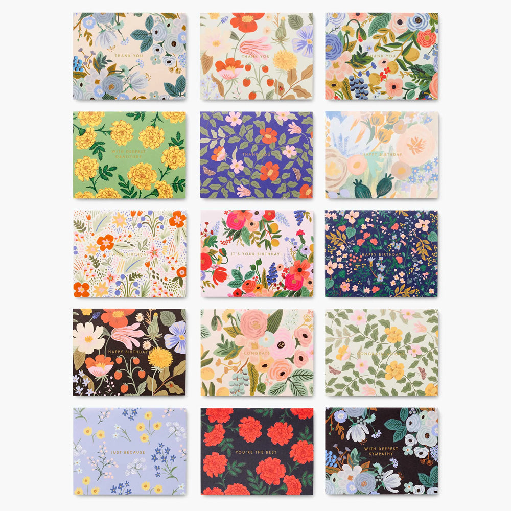 Rifle Paper Co. Mixed Florals Essentials Card Box