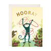 JooJoo Paper Monkey Hooray Card
