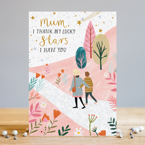 Louise Tiler Mum Lucky Stars Mother's Day Card