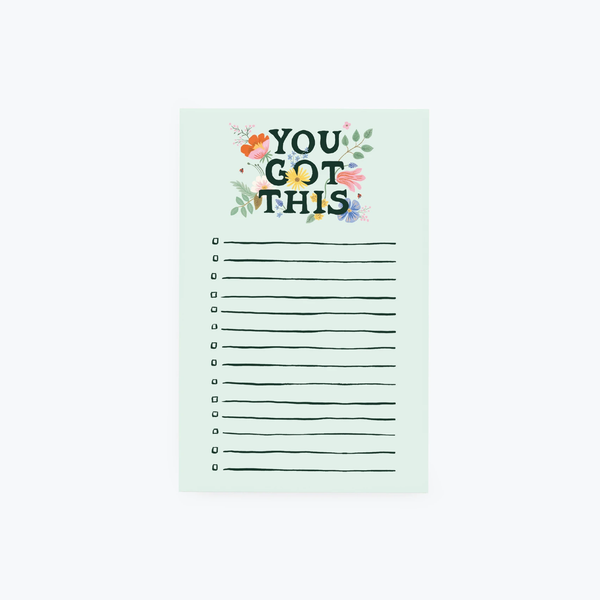 Rifle Paper Co. Checklist Notepad - You Got This