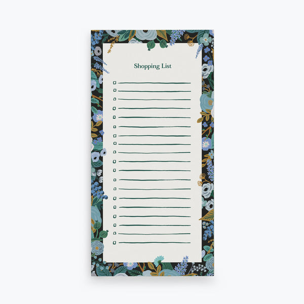 Rifle Paper Co. Garden Party Blue Market Pad