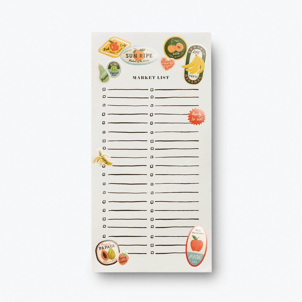 Rifle Paper Co. Market Pad - Fruit Stickers