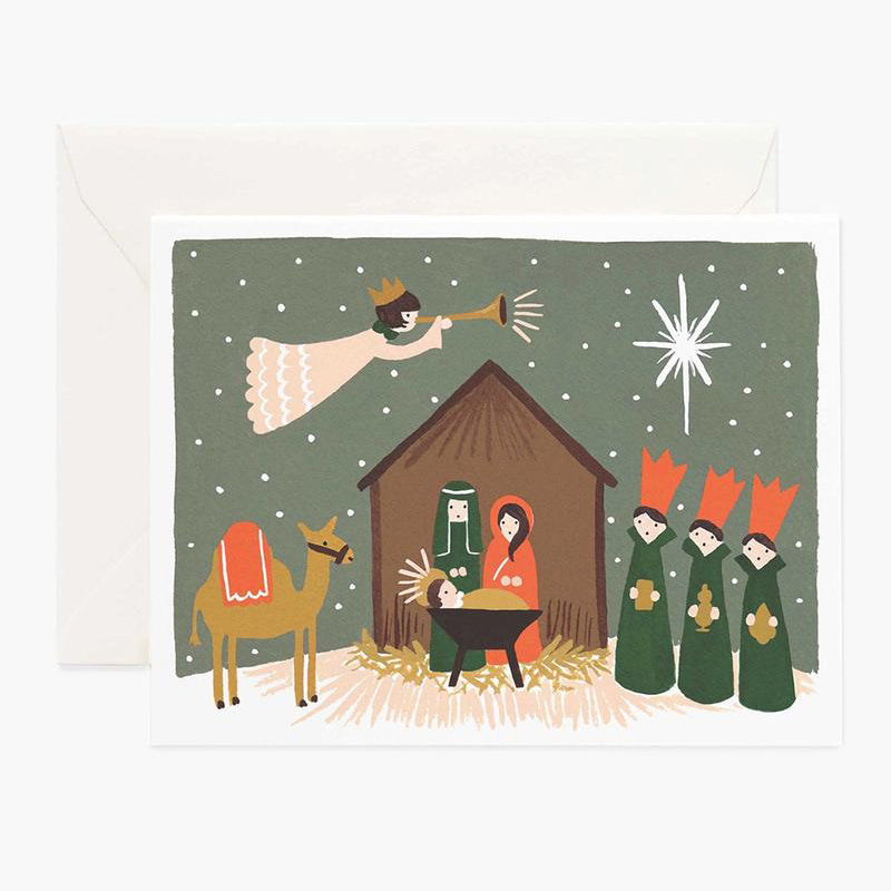 Rifle Paper Co. Nativity Christmas Card