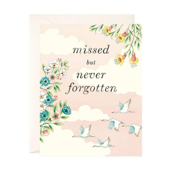 JooJoo Paper Never Forgotten Sympathy Card