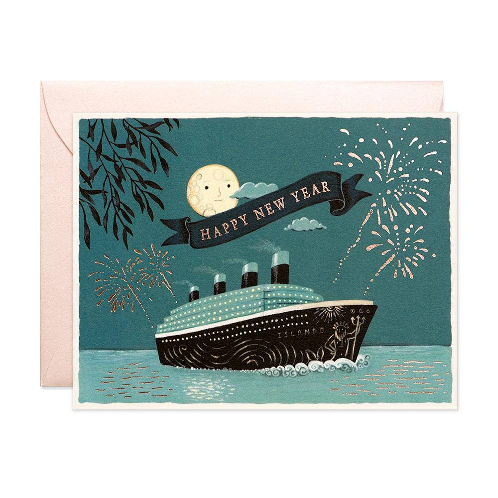 JooJoo Paper New Year Cruise Card