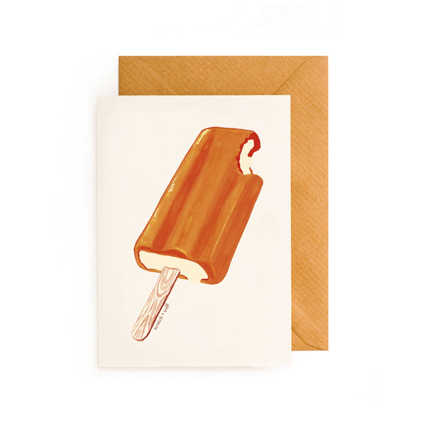 Yes! Paper Goods SCRATCH + SNIFF Scented Orange Popsicle Ice Lolly Card