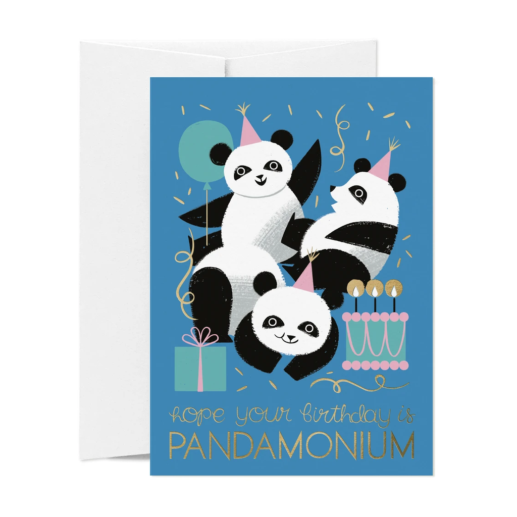 Ellen Surrey Pandamonium Birthday Card
