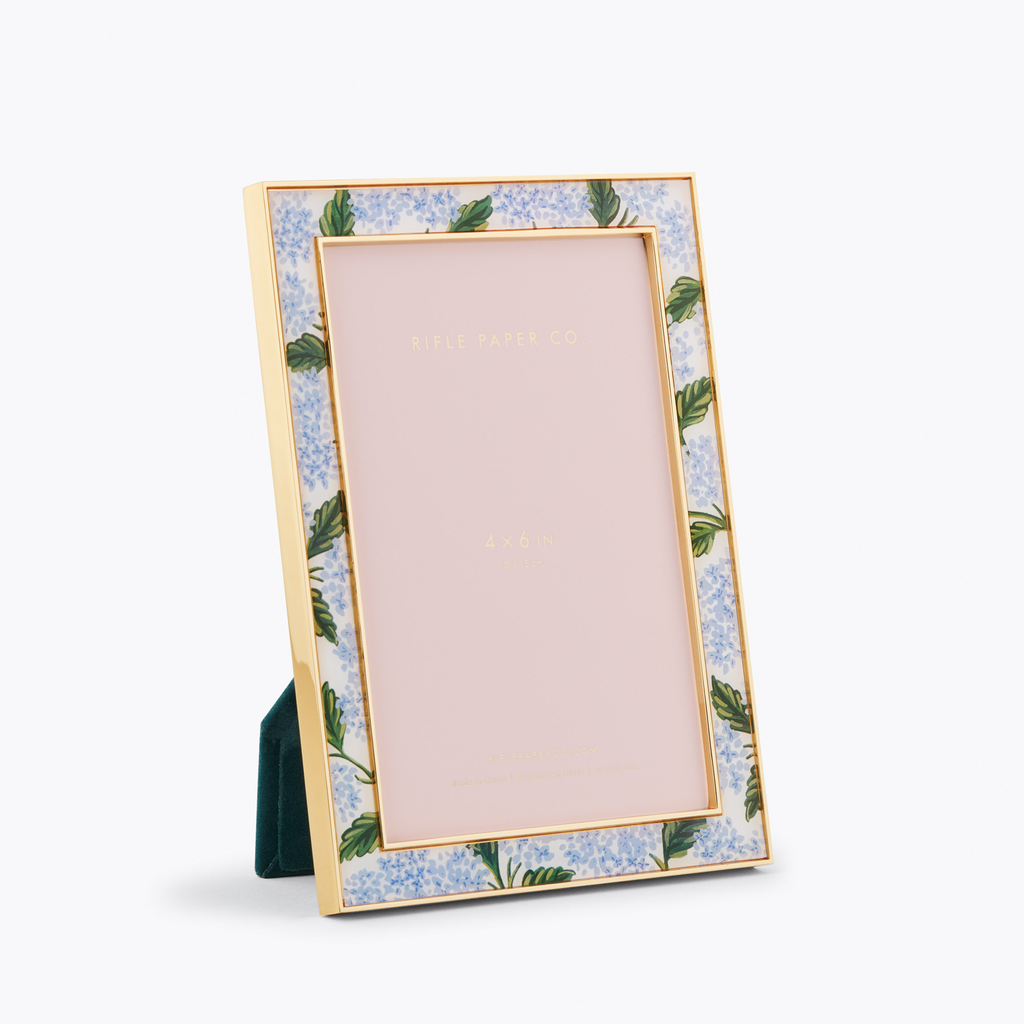 Rifle Paper Co. 4x6 Picture Frame - Hydrangea