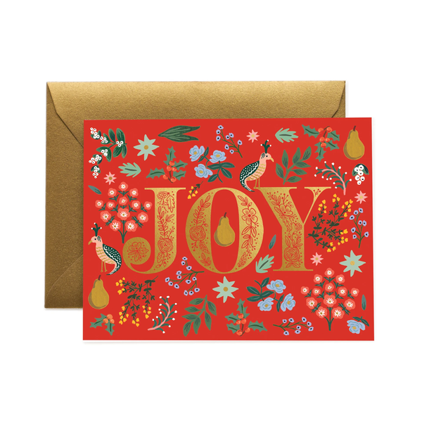 Rifle Paper Co. Partridge Christmas CARD SET