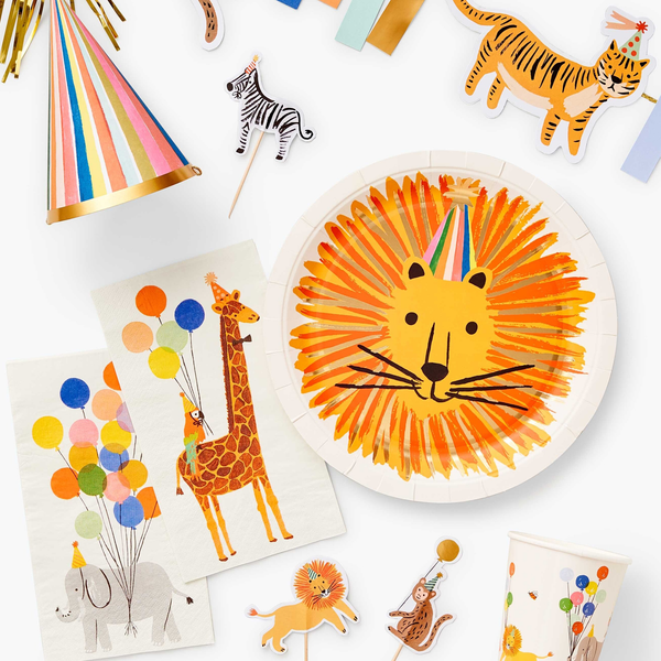 Rifle Paper Co. Large Plates - Party Animals