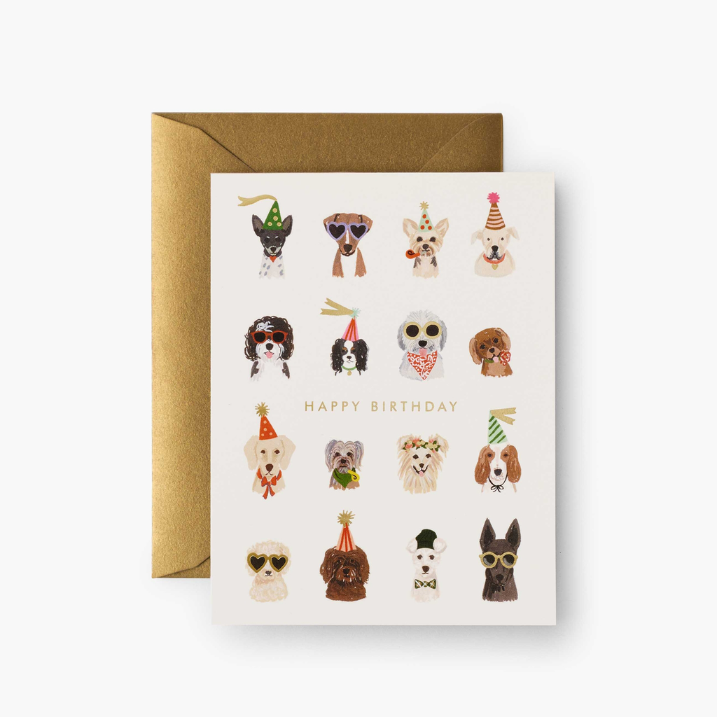 Rifle Paper Co. Party Pups Birthday Card