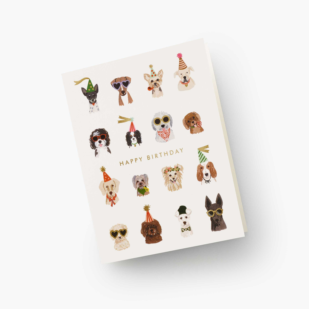 Rifle Paper Co. Party Pups Birthday Card