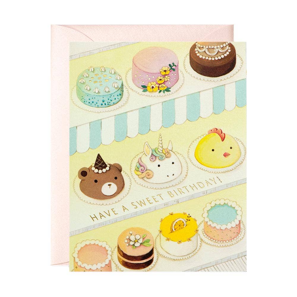 JooJoo Paper Pastry Shop Birthday Card