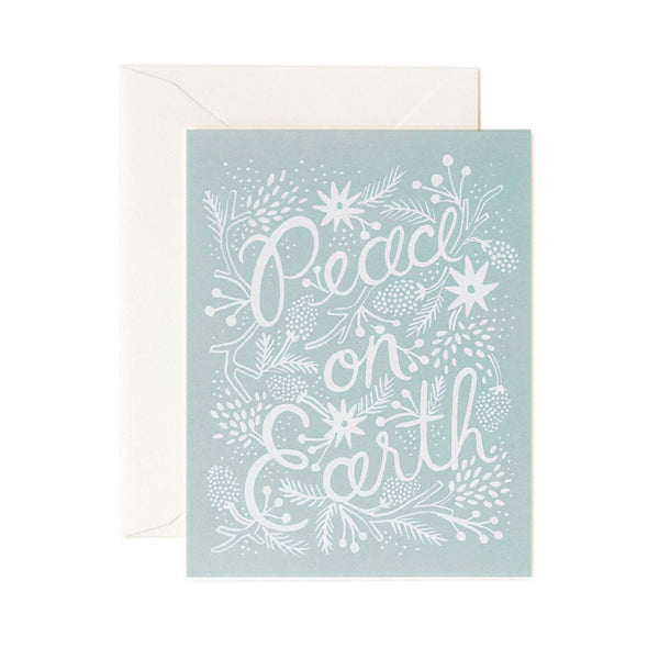 Rifle Paper Co. Winter Peace On Earth Christmas Story Card