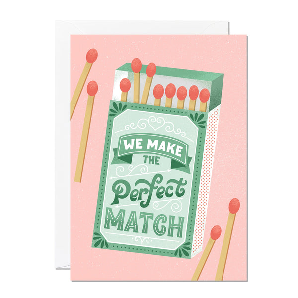 Ricicle Cards Perfect Match Valentine's Day Card
