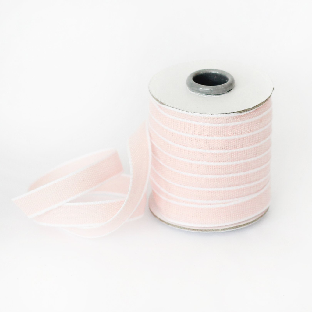 Studio Carta Drittofilo Cotton Ribbon - Petal & White