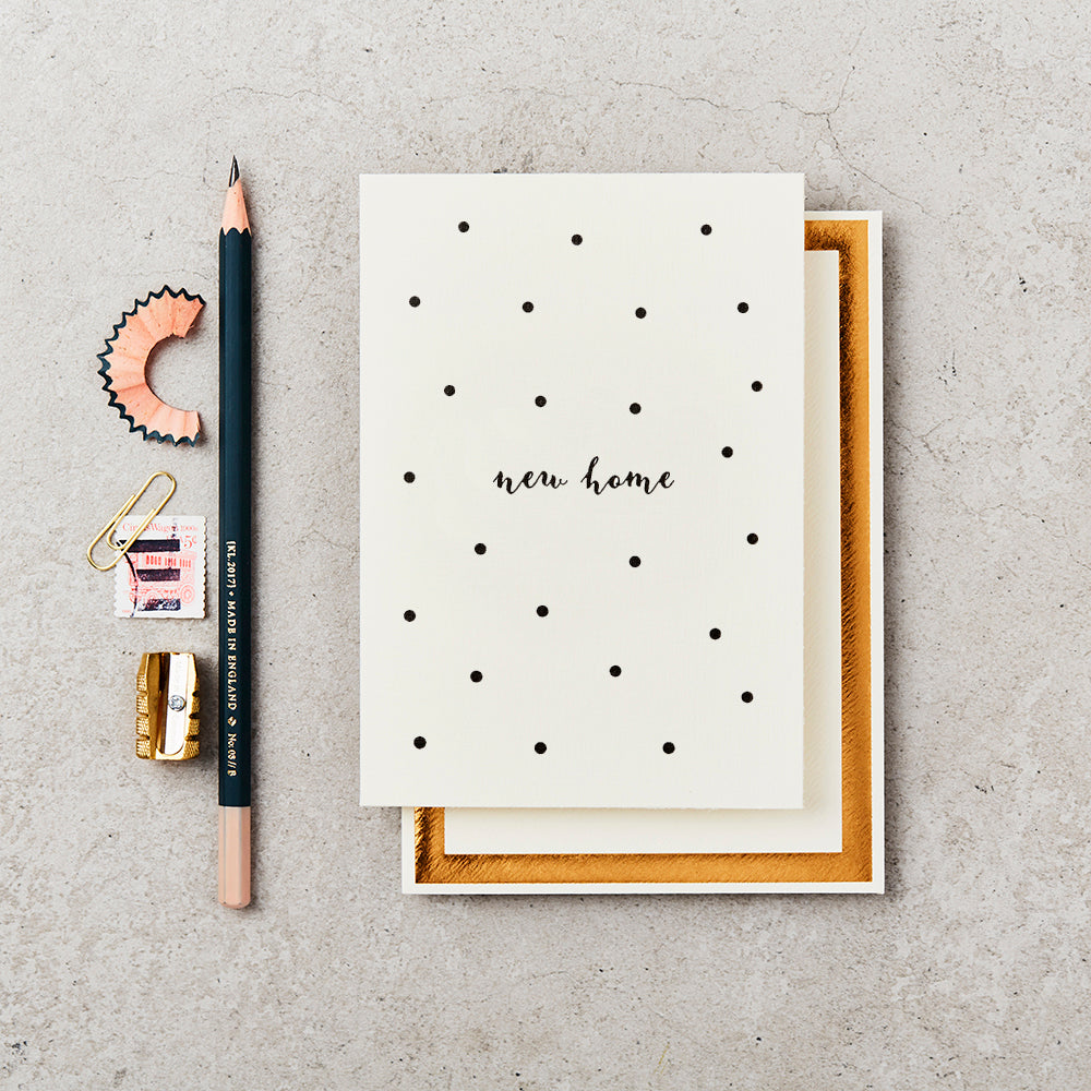 Katie Leamon Polka Home Card