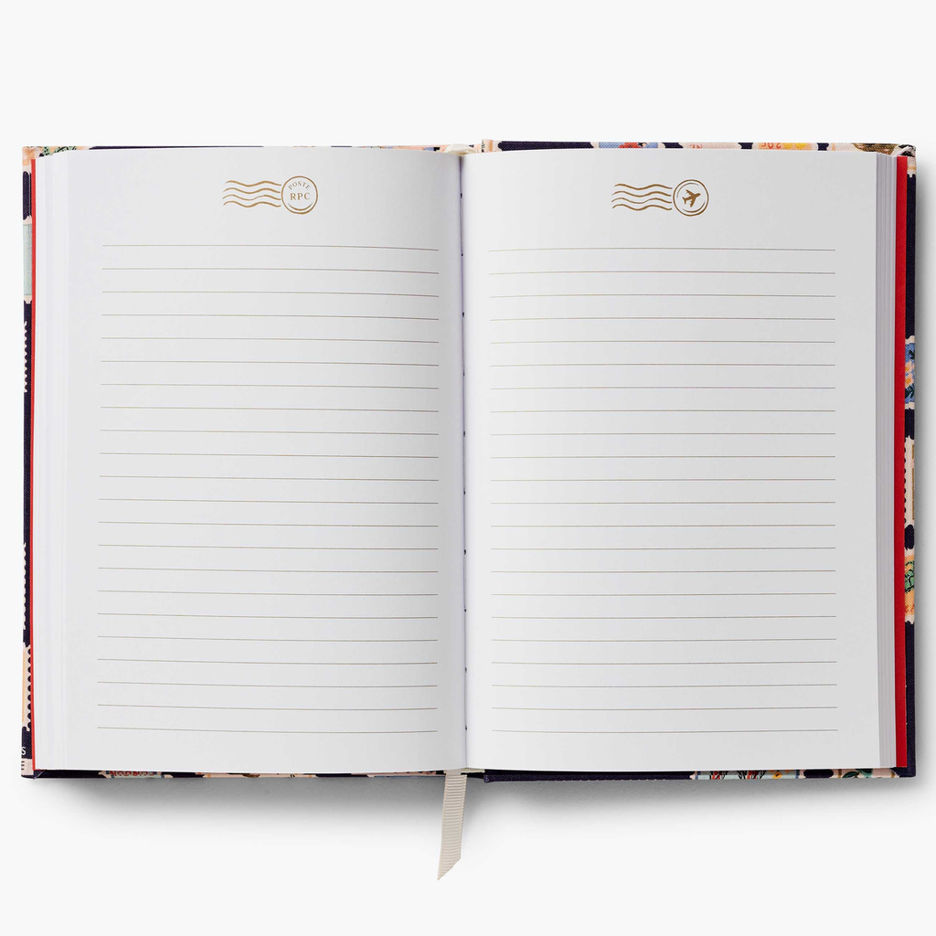 Rifle Paper Co. Fabric Journal - Postage Stamps