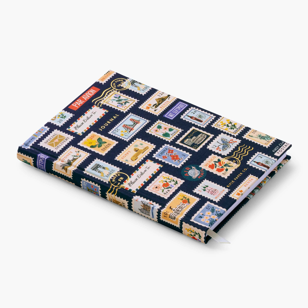 Rifle Paper Co. Fabric Journal - Postage Stamps