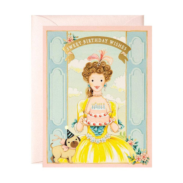 JooJoo Paper Princess Birthday Card