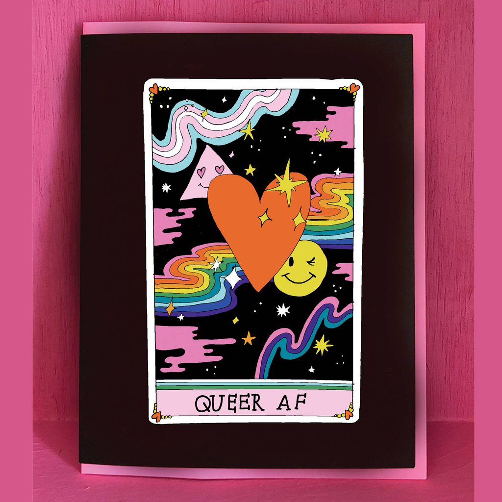 Ash + Chess Queer Tarot Card