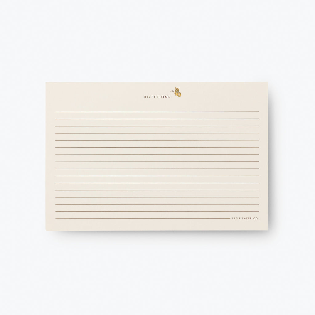 Rifle Paper Co. Recipe Cards (Pack of 12) - Mayfair
