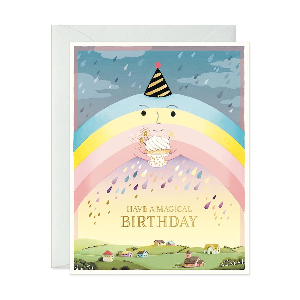 JooJoo Paper Rainbow Birthday Card