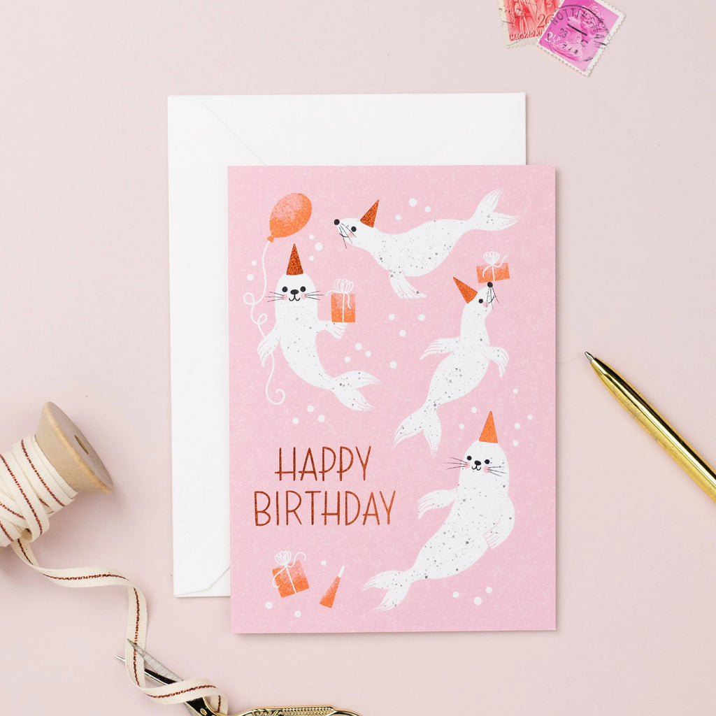 Ricicle Cards Birthday Seals Card