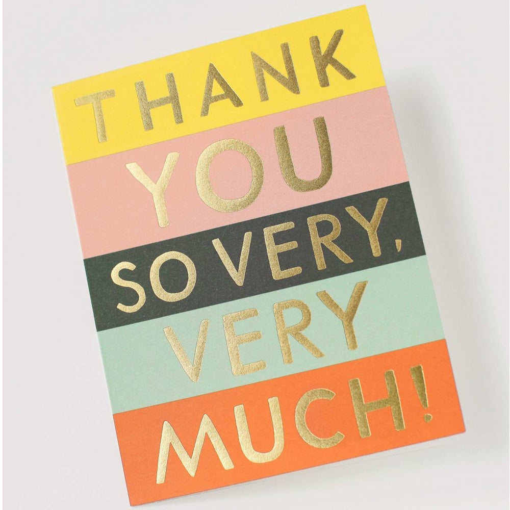 Rifle Paper Co. Colour Block Thank You Card SET