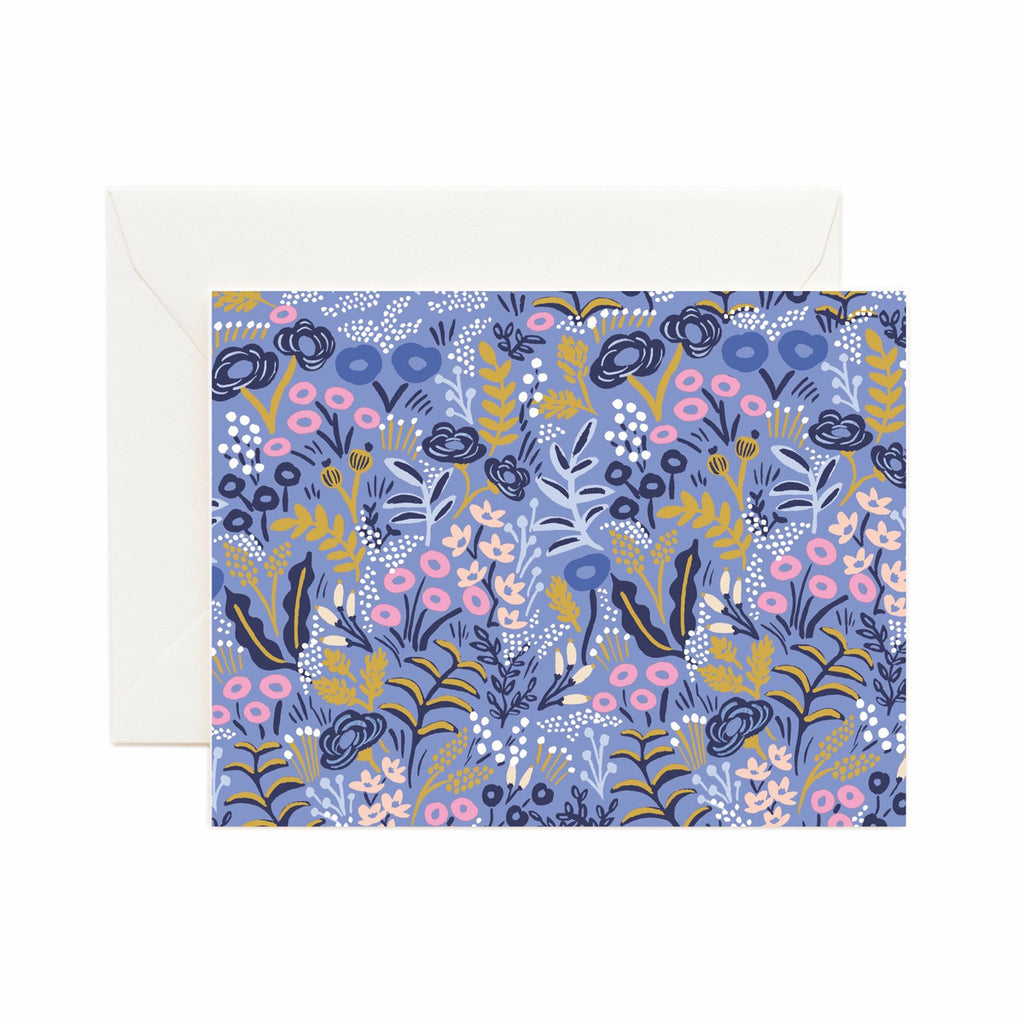 Rifle Paper Co. Tapestry Cobalt Card