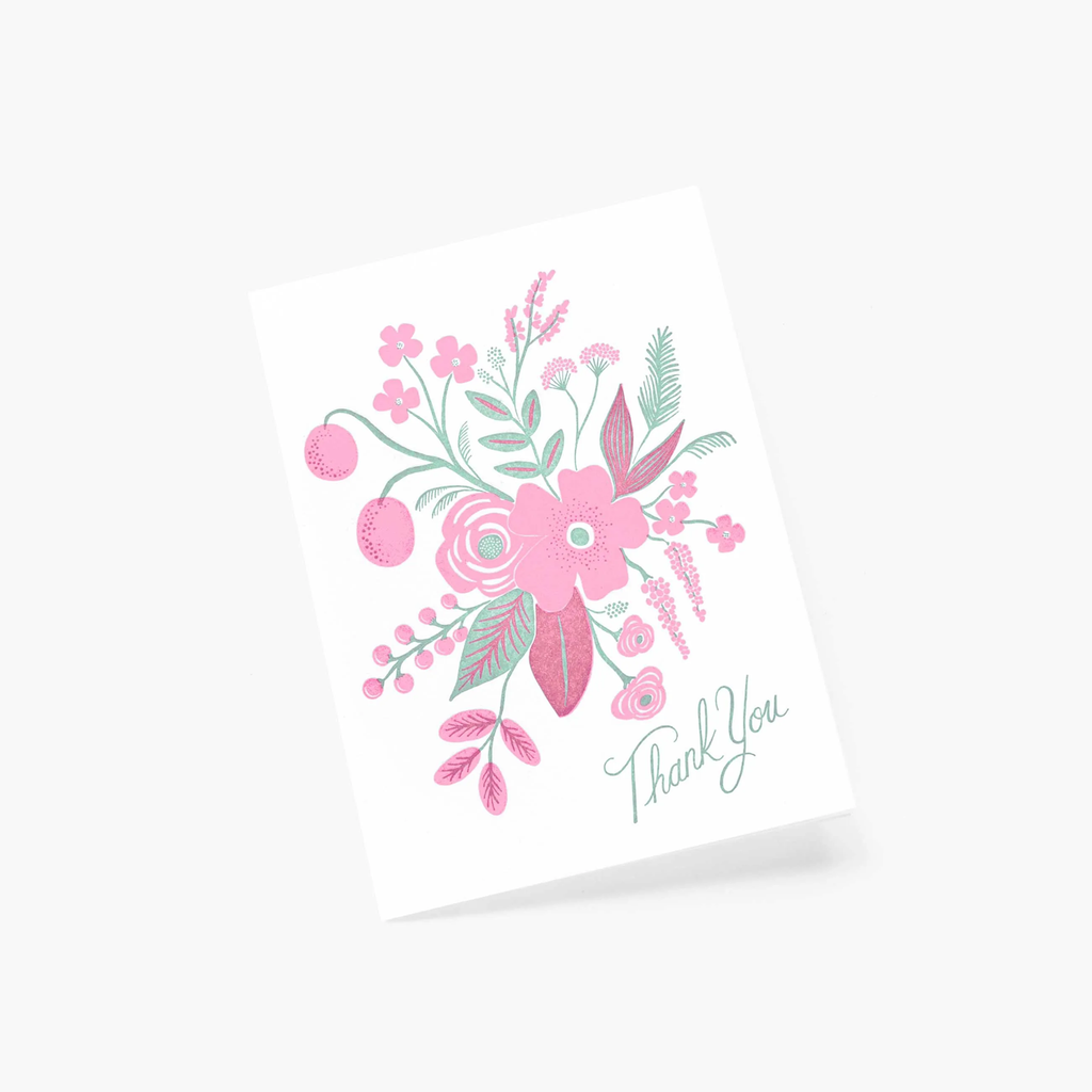 Rifle Paper Co. Rosy Thank You Card