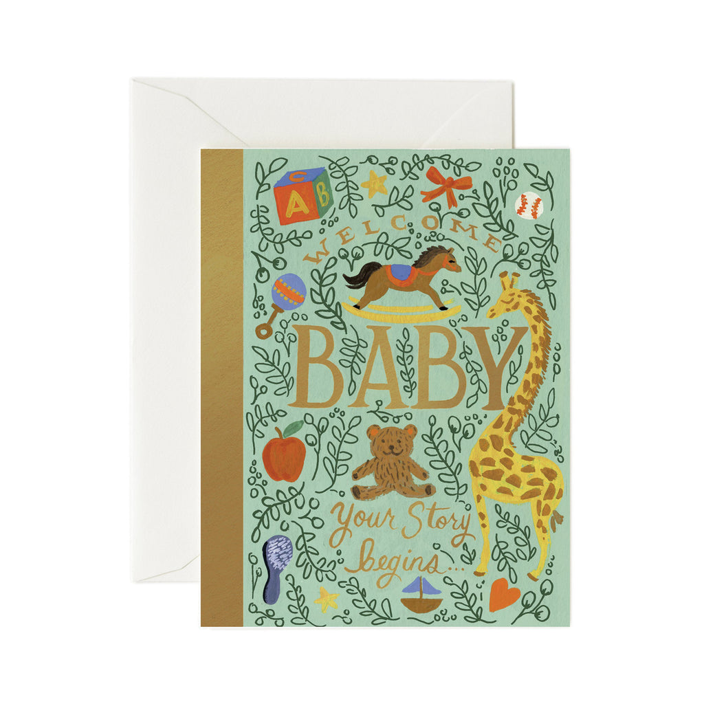 Rifle Paper Co. Storybook Baby Greeting Card