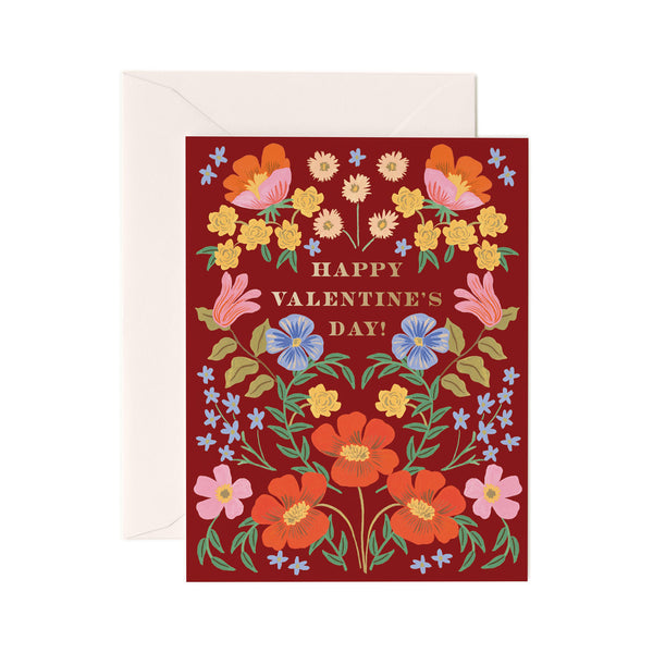 Rifle Paper Co. Strawberry Fields Valentine's Day Card