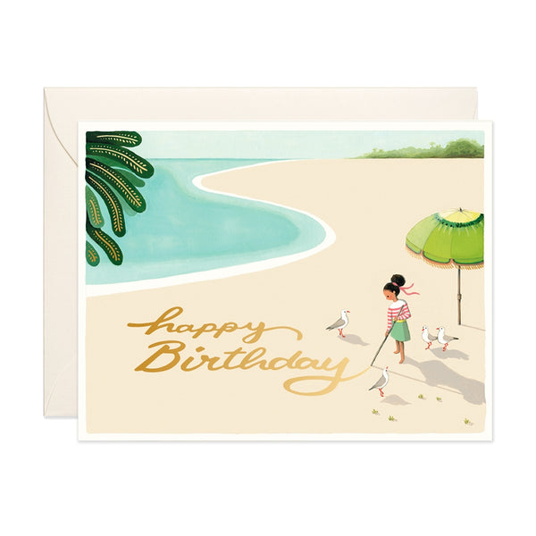 JooJoo Paper Sand Writing Birthday Card