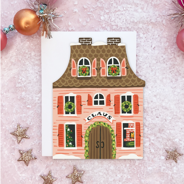 Idlewild Co. Santa House Christmas Card