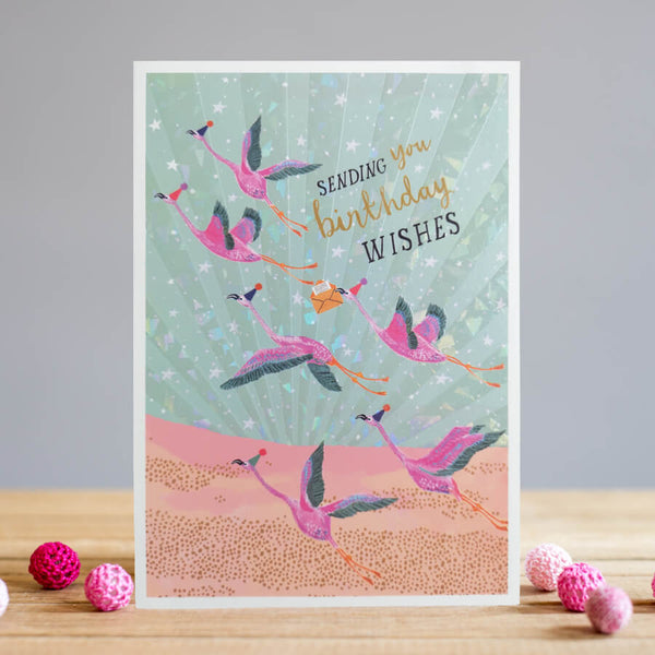 Louise Tiler Sending Birthday Wishes Card